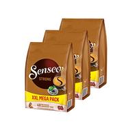 Para cápsulas Senseo Strong/de apoyo, 3 Pack, potente sabor, café, 144 almohadillas