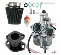 Para Carburador VM22 26mm Para Predator 212cc 196cc CT200U Para Mikuni Para Mini Bike Go Para KartKart Carburador Carburadores(Negro)