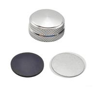 Para Cardiff - Pomo de freno de carrete de pesca con 2 juntas, pieza de repuesto para mantenimiento de carretes, material de aleación de aluminio (dorado)