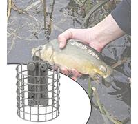 para Carpas | Portátil De Acero Inoxidable - Lanzador De Cebo Y Alimentador De Peces,Uso En Exterior para Bagre En Estanques Aguas Ríos Y Lagos para Principiantes Mujeres Y Hombres