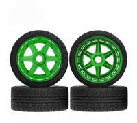 para Carrera Plana Todoterreno 110mm para Neumáticos para Rally Goma Hexagonal 17mm para WRC para KM para FS para KKPIT para Hyper GO para MJX 1/7 1/8 Coche RC Piezas