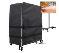 para carrito de TV móvil para exterior, protección reflectante impermeable al polvo, para pantalla, fijación antiviento con hebillas y correas para salón,