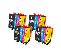 Para Cartucho De Tinta 912XL. Compatible Con HP OfficeJet 8010 8012 8013 8014 8015 8017 8018 8020 8022 8023 8024 8025. Impresora(4SET)
