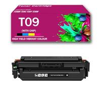 para Cartucho de tóner Compatible Canon T09 BK/C/M/Y, Compatible con Impresora láser multifunción imageCLASS X C1127iF MF1127C LBP1127C i-SENSYS X C1127i C1127iF C1127P,Black-1Pack