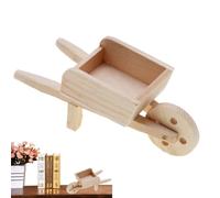 para casas de muñecas Muebles,Muebles para casas de muñecas - Estatua de carro de madera pequeños para muebles | para el hogar en miniatura, muebles pequeños para el mundo