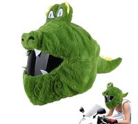 para Casco de Moto - Protección Universal de Peluche Integral | Material Suave y Peludo, Divertida Piel de Dibujos Animados: decoración de conducción Personalizada para Las Carreras diarias y