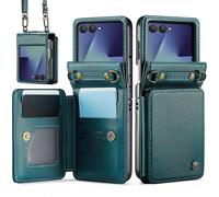 Para Caseme C22 Ranuras para tarjetas Soporte RFID Antirrobo Funda para teléfono Samsung Galaxy Z Flip7 Fácil de limpiar