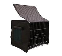 para casetas y jaulas para Perros | Aislada térmicamente y ventilada con la privacidad - Cubierta Impermeable para la caseta de Exterior, para Invierno, Interior, Viaje, recinto de Juegos