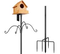 para Casetta Birds - Kit De Ensamblaje Ajustable De 76 Pulgadas | Soporte De Jardín para La Protección De Sciattoli Plantas De Flores De Césped Externo Estacionamiento Meteorológico