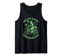 para causar travesuras egipcias MAU Cat St Patricks Day Camiseta sin Mangas