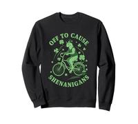 para causar travesuras egipcias MAU Cat St Patricks Day Sudadera