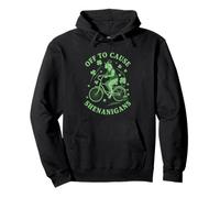 para causar travesuras egipcias MAU Cat St Patricks Day Sudadera con Capucha