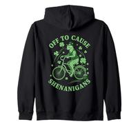 para causar travesuras egipcias MAU Cat St Patricks Day Sudadera con Capucha