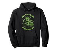 para causar travesuras Iguana St Patricks Day Sudadera con Capucha