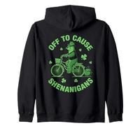 para causar travesuras nutrias día de San Patricio Sudadera con Capucha
