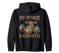 para causar un Ejercicio de Fitness Kerfuffle Dachshund Sudadera con Capucha