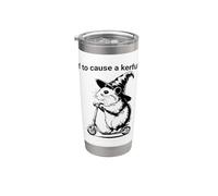 Para causar un hámster lindo Kerfuffle Vaso térmico de acero inoxidable de doble pared