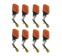 para CB 250 350 400 500 650 900 para Shadow 750 Luces Intermitentes Delanteras Y Traseras para Motocicletas Luces Intermitentes Piezas Indicadores Intermitentes Moto(Amber 8pcs)