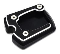 para CB 300 250 150 125 CB300R CB250R CB150R CB125R Ampliación del Soporte De Pata De Cabra De Motocicleta Ampliación del Soporte Lateral Placa De Soporte Motocicleta(Negro)