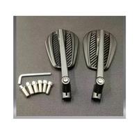Para CB1300 CB400 CB1100 CB1000R CB750 Moto Espejos | Para CB1300 CB400 CB1100 CB1000R CB750 Motocicleta Genuina Fibra De Carbono Retro Universal Espejo Retrovisor Y Espejo De