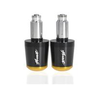 Para CB400 500 600 599 CBR CB900F Hornet 600 900 CB600F CB500F CB919 Motocicleta 7/8 "Puños De Manillar Extremos Tapa Deslizante Tapón(Gold)