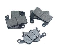 Para CB400S CB400SB Super Boldor 2005-2017 CB400SA ABS CB400SAD ABS E Paquete 2014-2018 Pastillas De Freno Delanteras Y Traseras De Motocicleta Semimetálicas(Parte delantera y trasera)