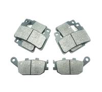 Para CB400SB Super Boldor 2005-2020 CB400SAD Super Boldor ABS E Paquete 2014-2020 CB400 Pastillas De Freno Delanteras Y Traseras Semimetálicas Para Motocicleta(Parte delantera y trasera)