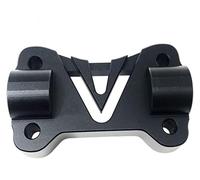 para CB500X para CB500F para CB500 para CB 500X 2019-2022 Motocicleta 1-1/8 "El Adaptador Elevador Manillar Eleva La Altura De La Barra hasta 20 Mm Motocicleta Manillar Riser(Negro)