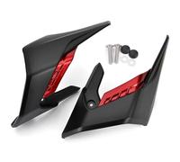 para Cb650r para CB 650r para 2018-2023 Carenado Winglets Aleta Cubierta Embellecedora Protector De ala Motocicleta Viento Moto Carenado(Rojo)