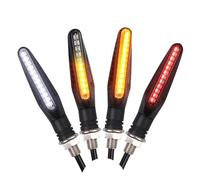 Para CB650R Para CBR650R Para CB500X Para CB1000R Para CB125R Para CB400 Para CB400SF Luces De Señal De Giro Para Motocicleta Indicadores De Flujo Luz Delantera Y Trasera motocicleta Intermitentes(4 P