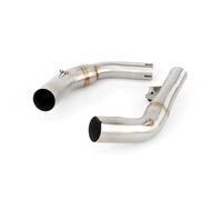 Para CBF1000 2006 2007 2008 2009 2010 Tubo Conexión Medio Escape Motocicleta Piezas Modificación 51MM acero inoxidable