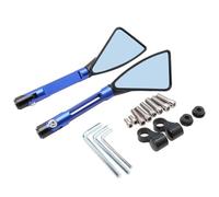 para CBR 600 MT09 R15 GSXR 750 Espejos retrovisores Laterales para Motocicleta(Blue)