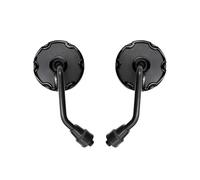 para CBR1000RR para CBR1100XX para PCX 125 para PCX 150 para CR80R Espejos Retrovisores Universales Motocicleta 10 Mm Modificados Retrovisores Moto(Black)