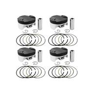 Para CBR1000RR Para Fireblade 2004 2005 2006 2007 Kit De Pistones Y Anillos Motocicleta Estándar +25 +50 75mm 75,25mm 75,5mm Anillo pistón motocicleta(Oversize 50)