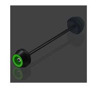 Para CBR400R CBR500R CB400F/X CB500F/X Tapa Eje Trasero Motocicleta Deslizadores De Horquilla De Rueda Protector Contra Caídas IENQBVL(Verde)