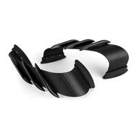 para Cbr600/Para Cbr650r/Para Cbr1000/Para Cbr300r/Para Cbr650f Carenado Delantero Winglets Aerodinámicos Alerones Laterales Alas Dinámicas Decorativas Motocicleta Alerones Decoración(Negro)