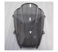 Para CBR600 Para RR Para CBR Para 600RR Para CBR600RR 2021 2022-2025 Parabrisas De Motocicleta Doble Burbuja Deflectores Viento Alerón Extensión Deflector Viento(Type B Gray)