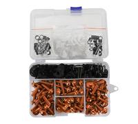 Para CBR600RR CBR1000RR CBR 600 F2 F3 F4 CBR 600 RR 1000 RR 900 929RR 650R 177 Uds Kits De Pernos De Carenado Tornillos De Clips De Sujeción Kit de tornillos de carenado(Naranja)