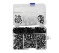 Para CBR600RR CBR1000RR CBR 600 F2 F3 F4 CBR 600 RR 1000 RR 900 929RR 650R 177 Uds Kits De Pernos De Carenado Tornillos De Clips De Sujeción Kit de tornillos de carenado(GRIS)