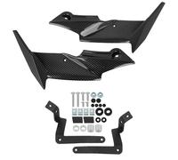 para CBR600RR Deflector De ala Lateral 2024 2025 Carenado Frontal Winglet Alerón Aire Aerodinámico Cubierta carenado(Carbon Fiber Pattern)