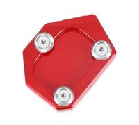 para CBR600RR para NC750X para NC750S para NC700X para NC700 Base De Placa De Soporte De Extensión De Caballete Lateral De Motocicleta Agrandado Pad(Red)