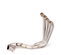 para CBR650F para CBR650R Silenciador Escape Completo Motocicleta con Codo Tubo Enlace Delantero Silenciador Deslizante 51 Mm Silenciador De Escape para Motocicleta(Type A)