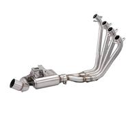 para CBR650R CB650F CB650R CBR650F 2014 2015 2016 2017 2018 19 20 21 22 23 24 Kit Completo De Modificación del Sistema Escape 60Mm para Motocicletas Racing Line