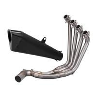 para CBR650R CB650F CB650R CBR650F 2018 2019 2020 2021 2022 Sistema De Escape Completo Racing Line con Conexión Delantera Modificada 51Mm