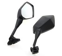 Para CBR650R CBR650F CBR500R CBR600F CBR600RR CBR1000RR CBR1100XX Espejos Espejo Retrovisor Motocicleta Scooter Bekuyu(Carbon fiber texture)
