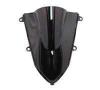 Para CBR650R Para CBR 650 R 2019 2020 2021 2023 2025 2024 2022 Protector Pantalla Doble Burbuja Parabrisas Fácil Instalación Parabrisas Motocicleta Pare-Brise(Black)