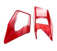 para CBR650R para CBR 650R 2019-2023 Espejos De Motocicleta Winglets Delanteros ala Aerodinámica Alas Laterales Alerón Carenado Alerón Lateral para Motocicleta(B Type Red)