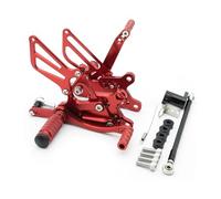 Para CBR954RR Para CBR929RR 2000-2003 Estribera Trasera Juego Reposapiés Pedal Estribera Aluminio Ajustable Reposapiés Trasero Motocicleta Reposapiés(2)