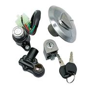 Para CBT125 Para CB125T Para CB125 Todos Los Años Interruptor De Encendido Tapa Del Tanque Combustible Juego Llaves Bloqueo 4 Hilos Llave De Interruptor De Encendido