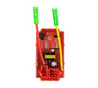 para cdi Racing 6 Pines para Moto para 4t Deslimitado Toque(For CG-125) | Carcasa ABS roja, 4 curvas encendido, aceleración rápida, para atv 50-125cc, uso rudo